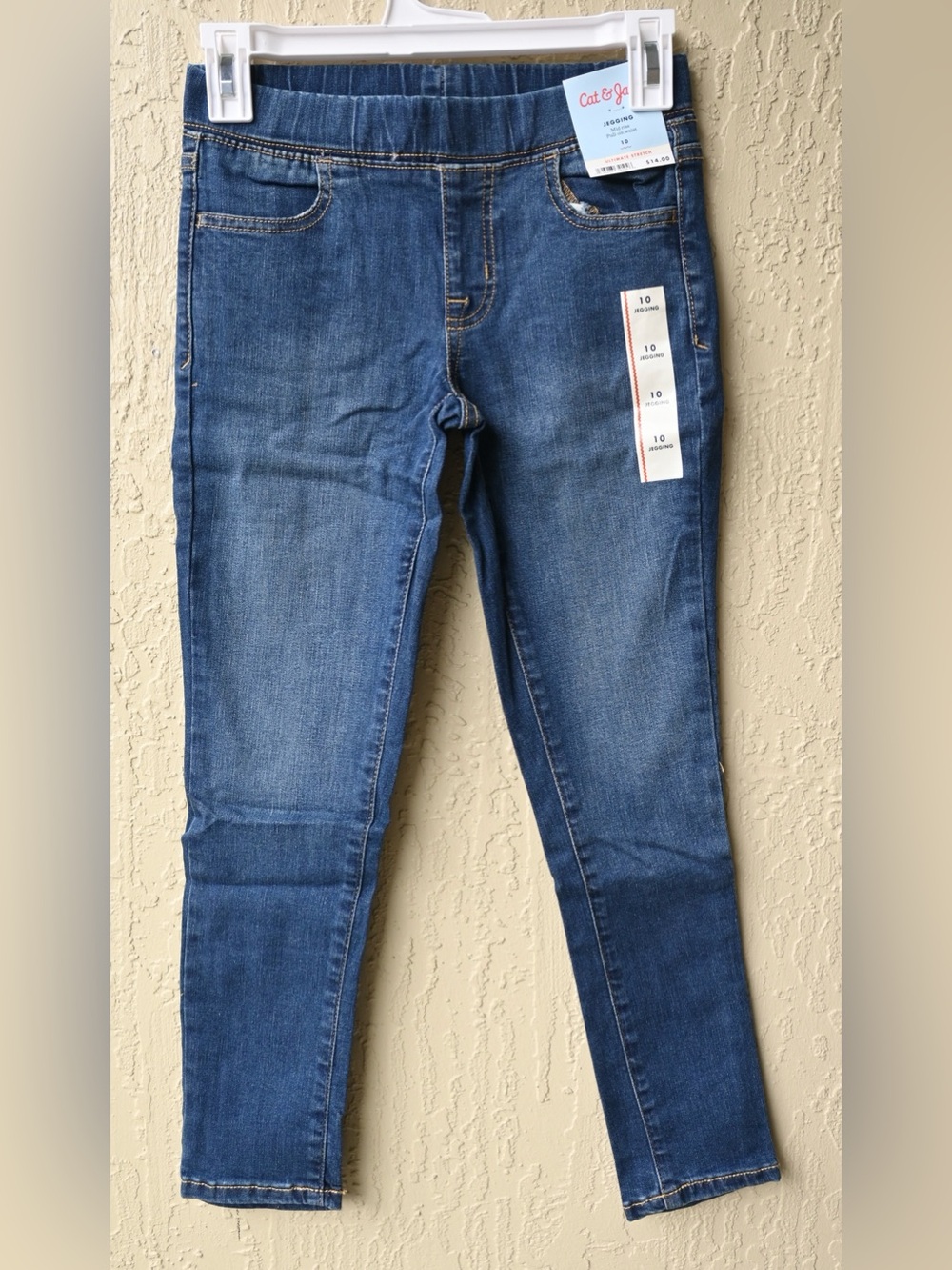 Cat & Jack Girls Blue Stretch Skinny Jean Jeggings